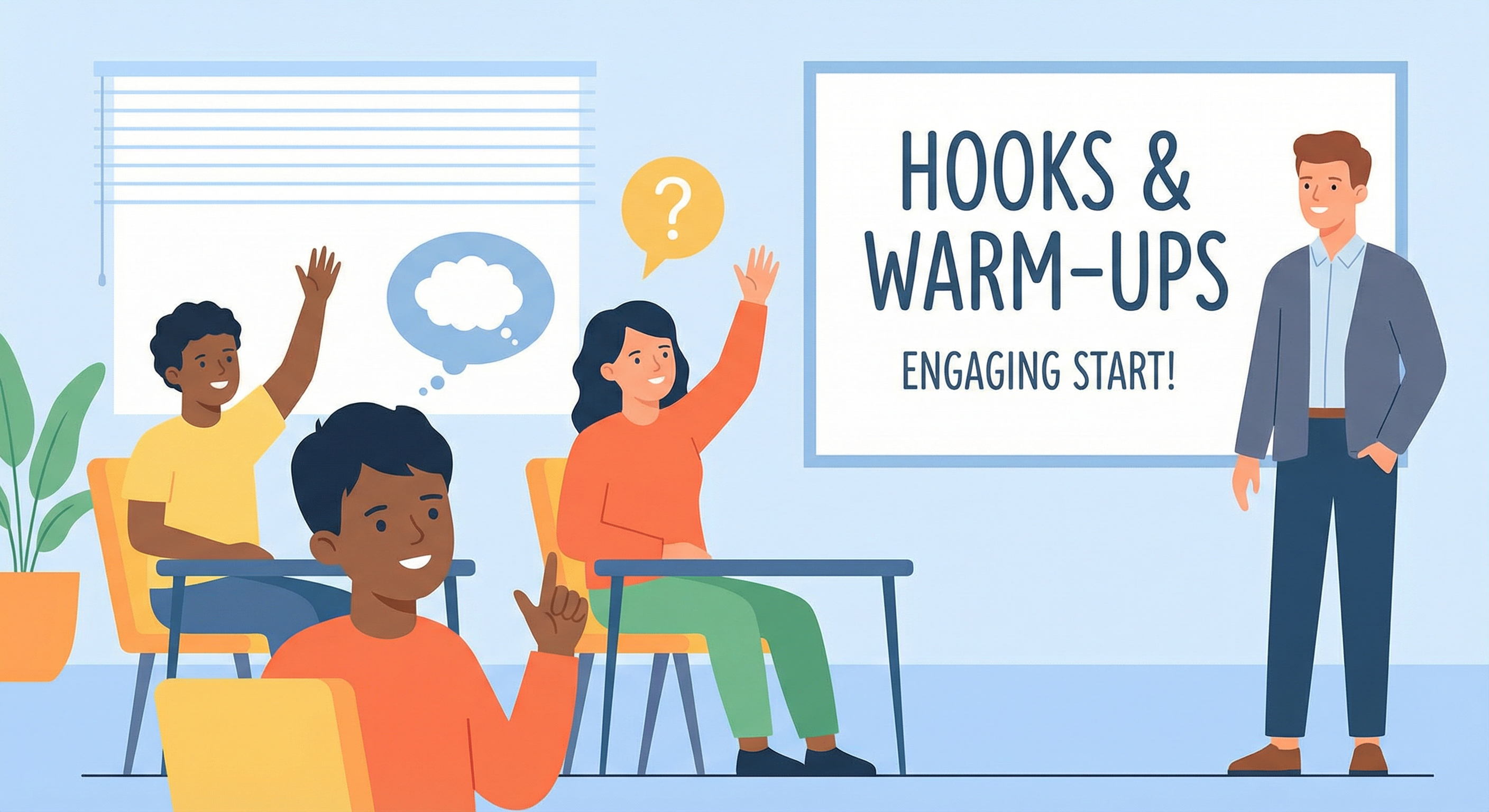 Hooks and warm-up strategies